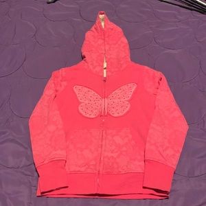 Girls 10/12 Zip Up Hoodie